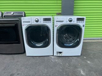Lg front load washer und gas dryer set
