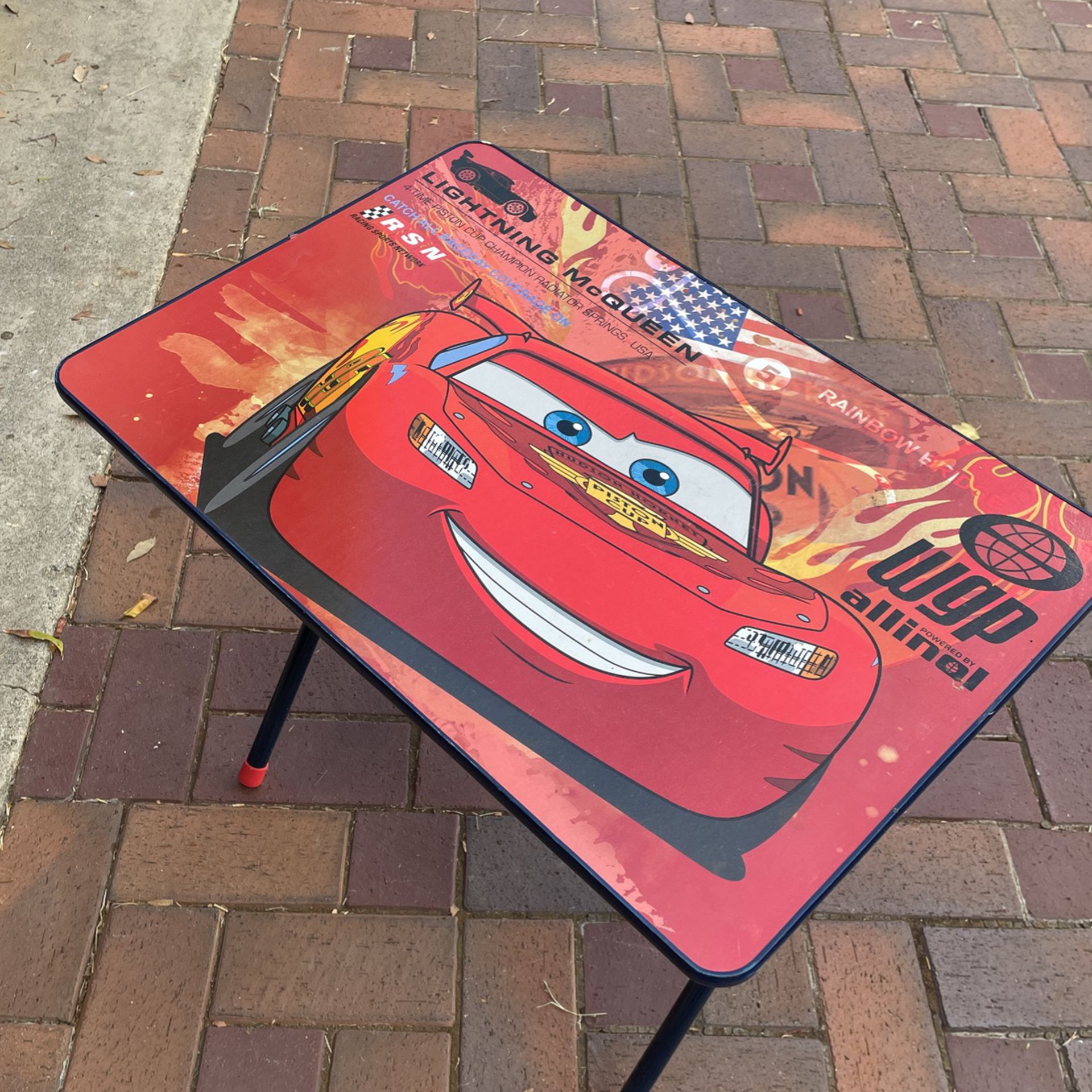Foldable kids table Disney cars