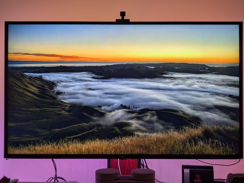 LG 4K UHD 55inch TV with Govee Smart Lights