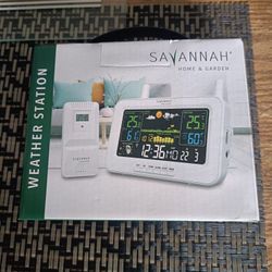 Savannah Home and Garden Weather Station NIB