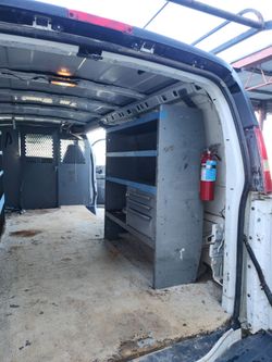Work Van Shelving Unit with Drawers