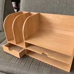 Wooden Desk Organizer