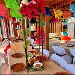 Rustic Wooden Centerpiece towersq