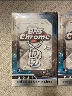 2021 Topps Chrome Ben Baller Hobby Box