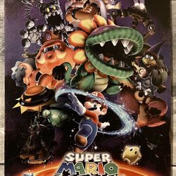 Super Mario Galaxy Decorative Metal Tin Sign Poster Retro Man Cave Game Room