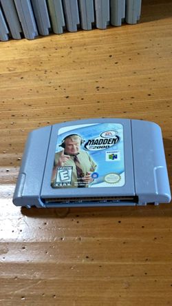 Madden NFL 2000 Nintendo 64 Cartridge