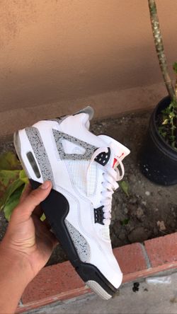 Air Jordan 4 White Cement 