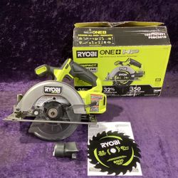 🧰🛠RYOBI ONE+ HP 18V Brushless Cordless Compact 6-1/2” Circular Saw-NEW!(Tool Only)-$90!🧰🛠