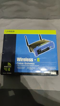 Linksys Wireless cable modem and router