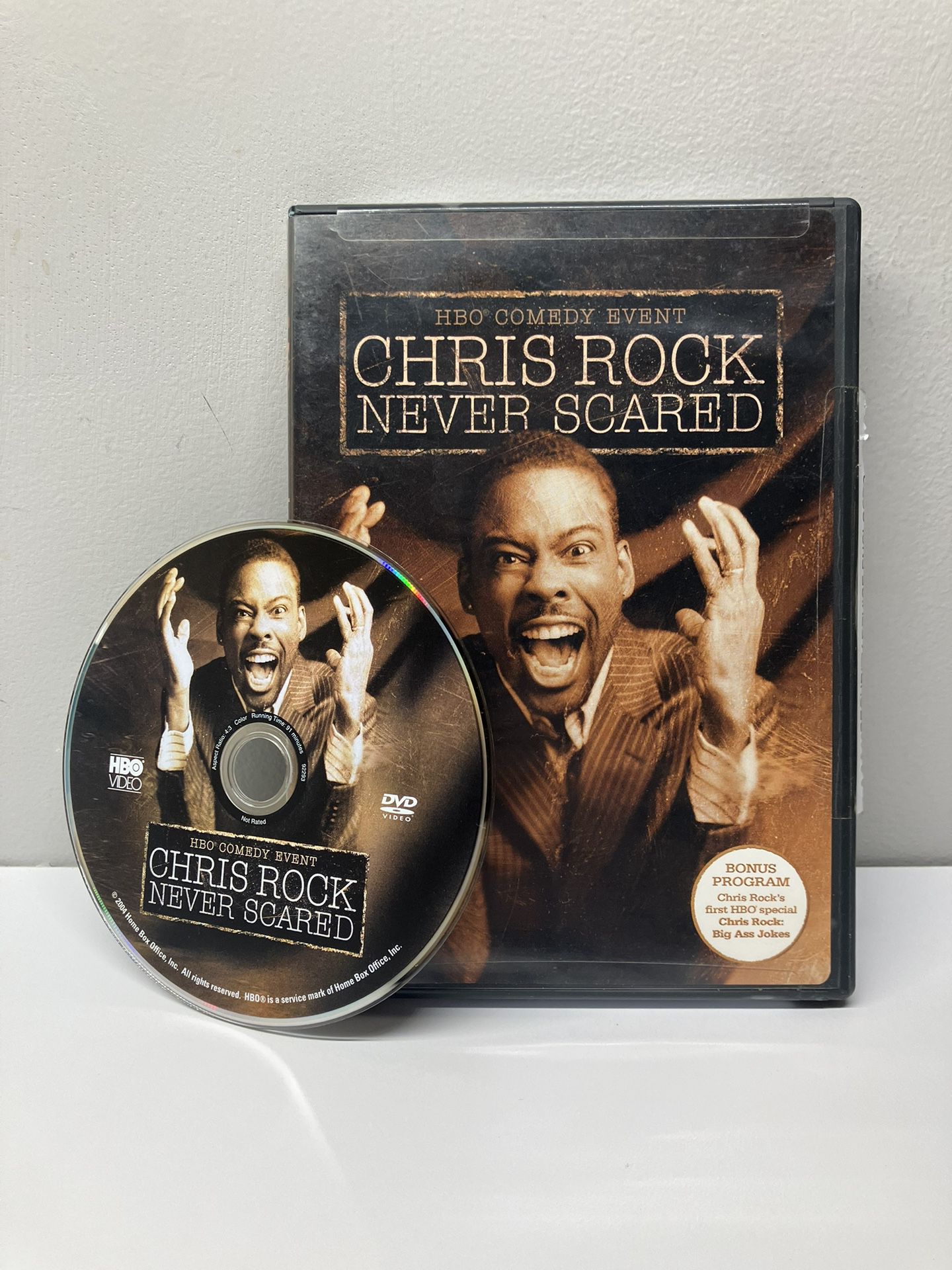 Chris Rock - Never Scared HBO Comedy DVD W/ Bonus Features