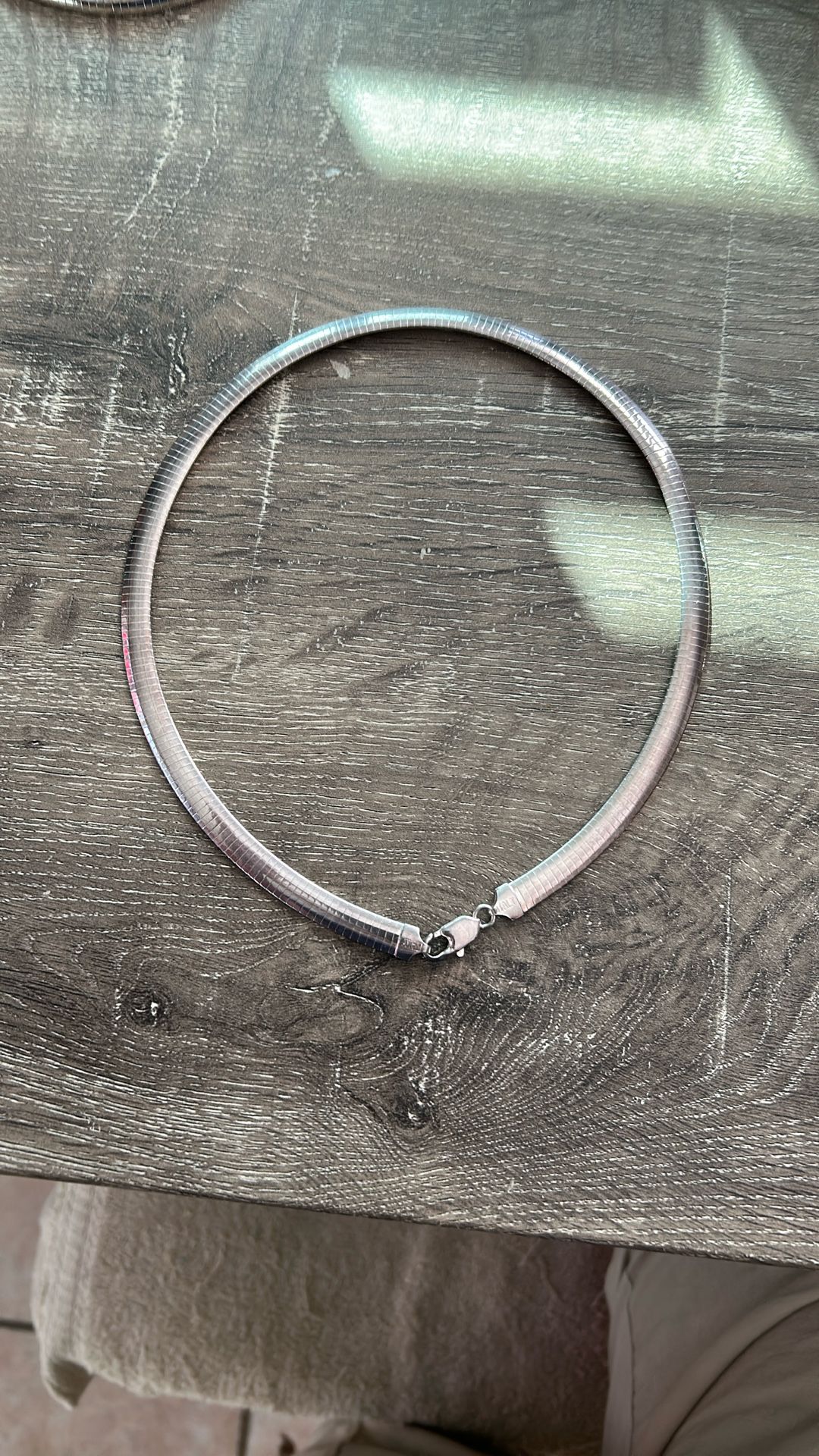 925 Silver Necklace Choker