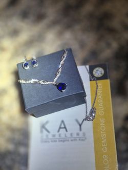 Silver Necklace and Earring set