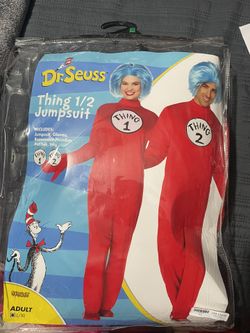 Thing 1/2 Costume Adult L/XL
