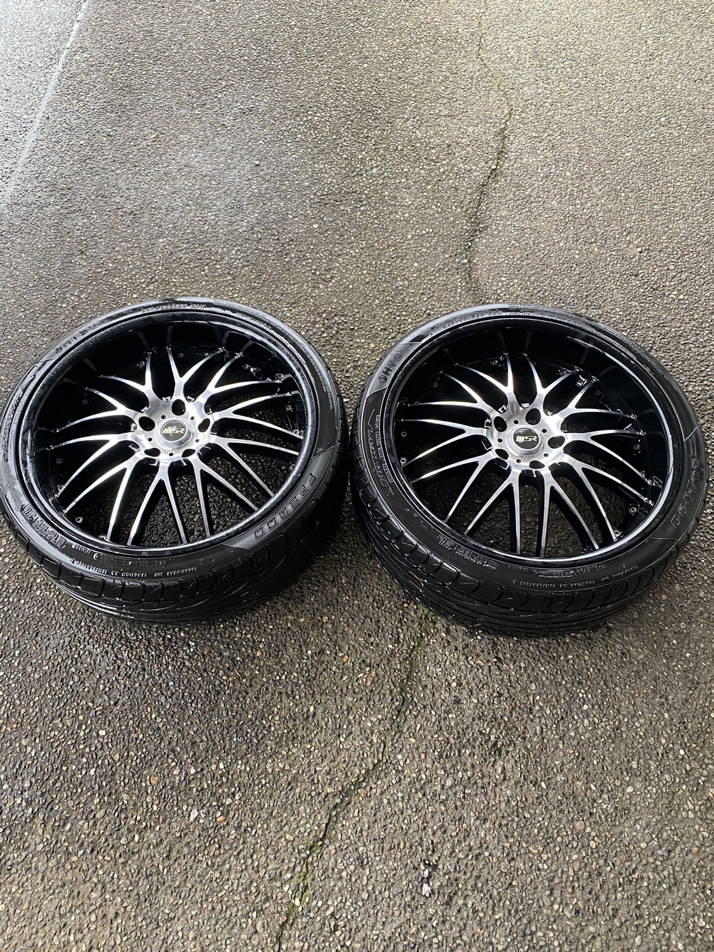 Two (2) 20” Wheels & Tires 5x114.3 & 5x4.5