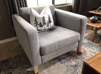 IKEA SALTSJÖBADEN Armchair - Tonerud Gray Modern Chair