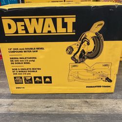 DEWALT DWS716 15 Amp Corded 12” Compound Double Bevel Miter Saw