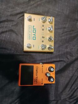 Boss DS-1 distortion pedal and King of Kings Dual Overdrive