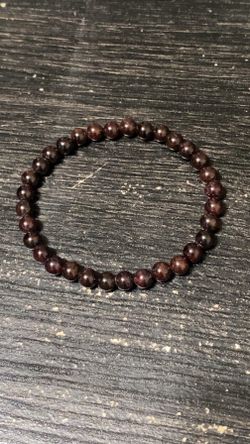 Garnet Beaded Bracelet (Please Read Description!)