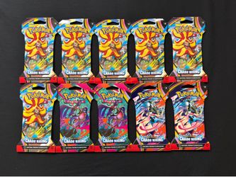 Pokémon Chaos Rising Booster Packs Lot of 10