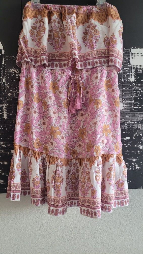 Rolling Rack Boutique Women's Strapless Sundress