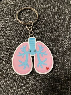 Lungs keychain