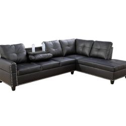 Beverly Fine Funiture F09912B Sectional Couch Sofa Set