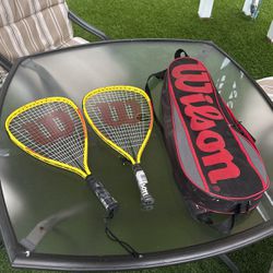 Wilson Tennis Rackets With Carrying Bag