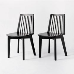 *****Black Dining chair Studio McGee- Threshold 2PK****