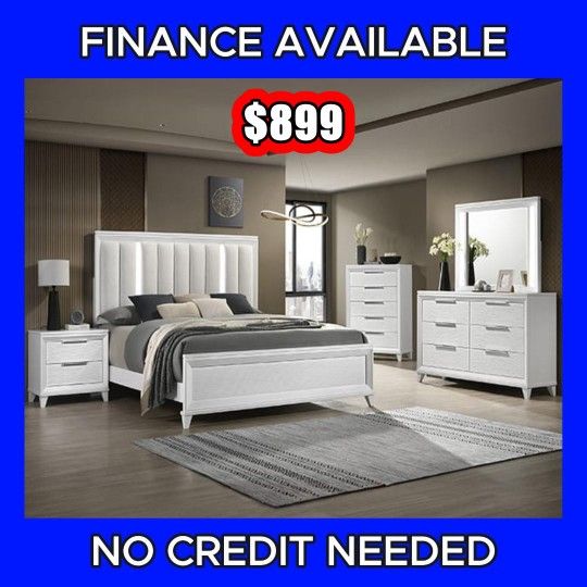 ๐ฅ QUEEN BEDROOM SET DEAL! ๐บ๐ธ OFERTA DE RECรMARA! ๐ Only $899 ๐๏ธ Add Mattress 99 โ Add Chest ๐ DELIVERY AVAILABLE ๐ฆ #CMB7300