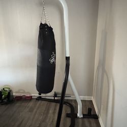Punching bag and punching bag stand