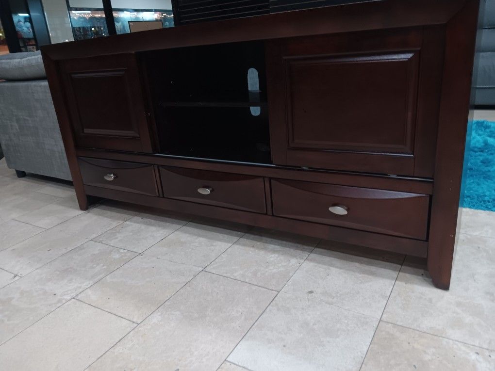 *Last Chance!!!*---Floor Model Emily Merlot TV Stands---Only $149!!!---Delivery/Store Pickup😎