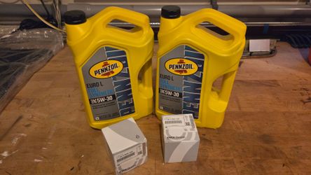 Pennzoil Euro L 5w30 and 2 OEM Filters BMW F15 X5