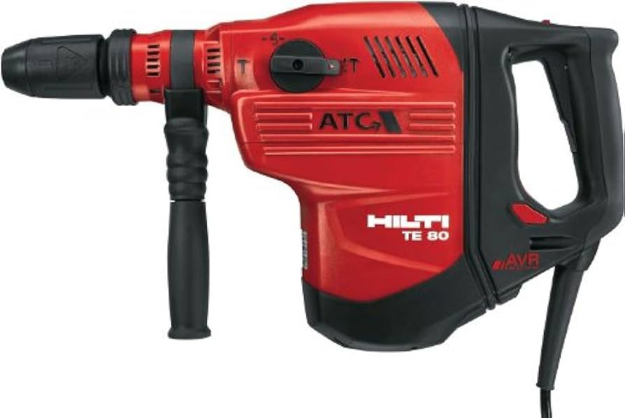 Hilti SDS-MAX TE 80-ATC/AVR USED Combination Demolution Hammer & Rotoring In Good Working Condition 