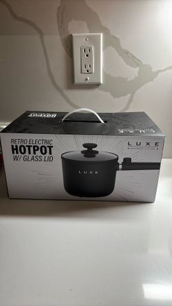 Electric Hotpot With Glass Lid