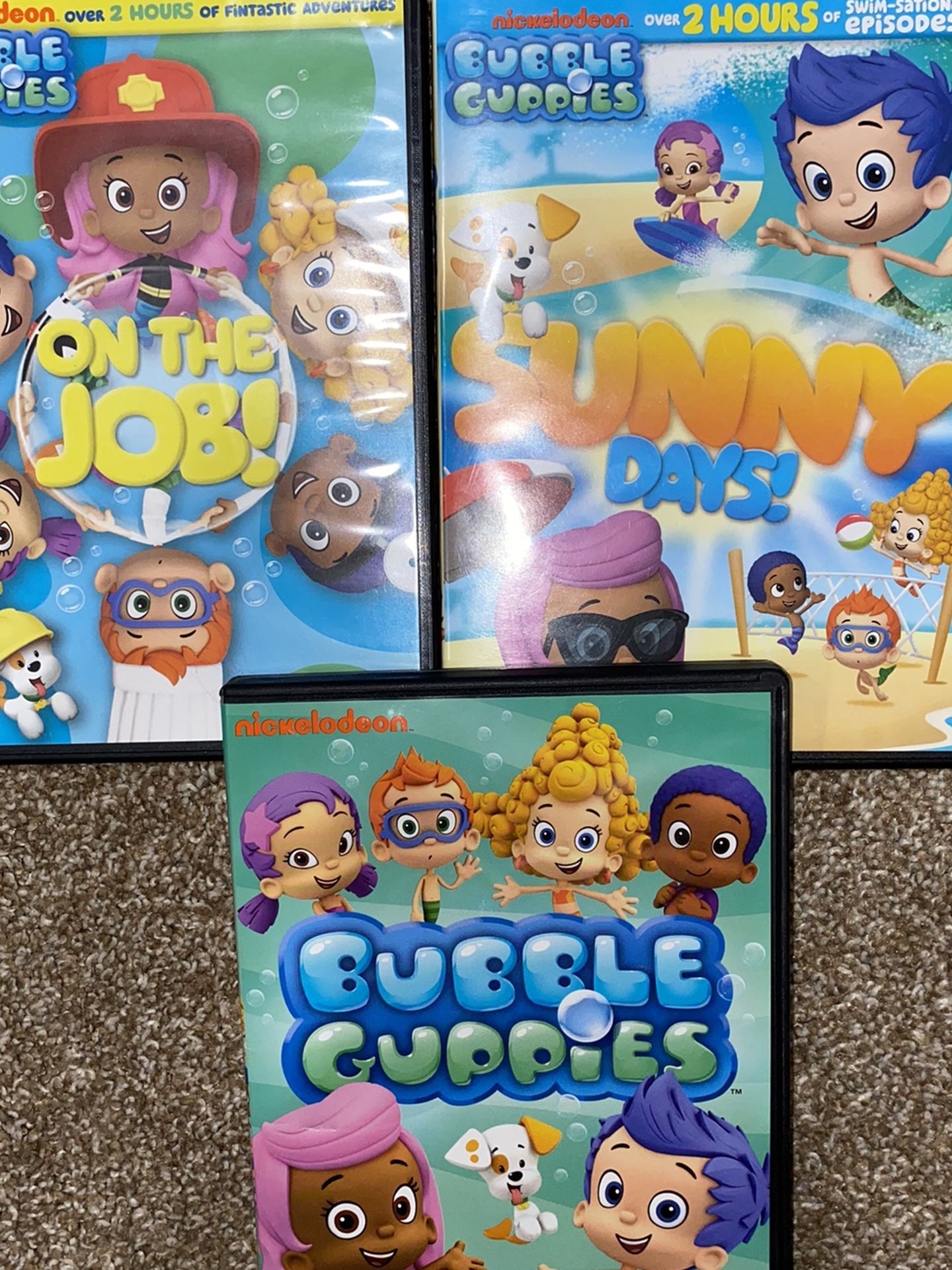 Bubble Guppies DVDs (3) - Group 5