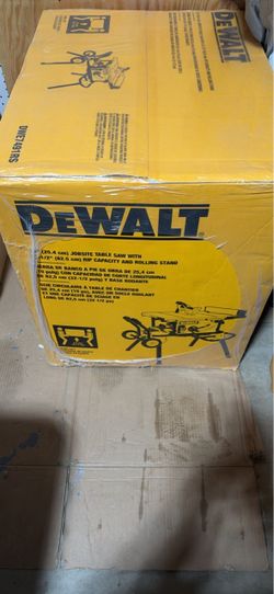 DEWALT DWE7491RS 10" Jobsite Table Saw with Rolling Stand