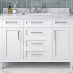 48” Vanity With Marble Top. 