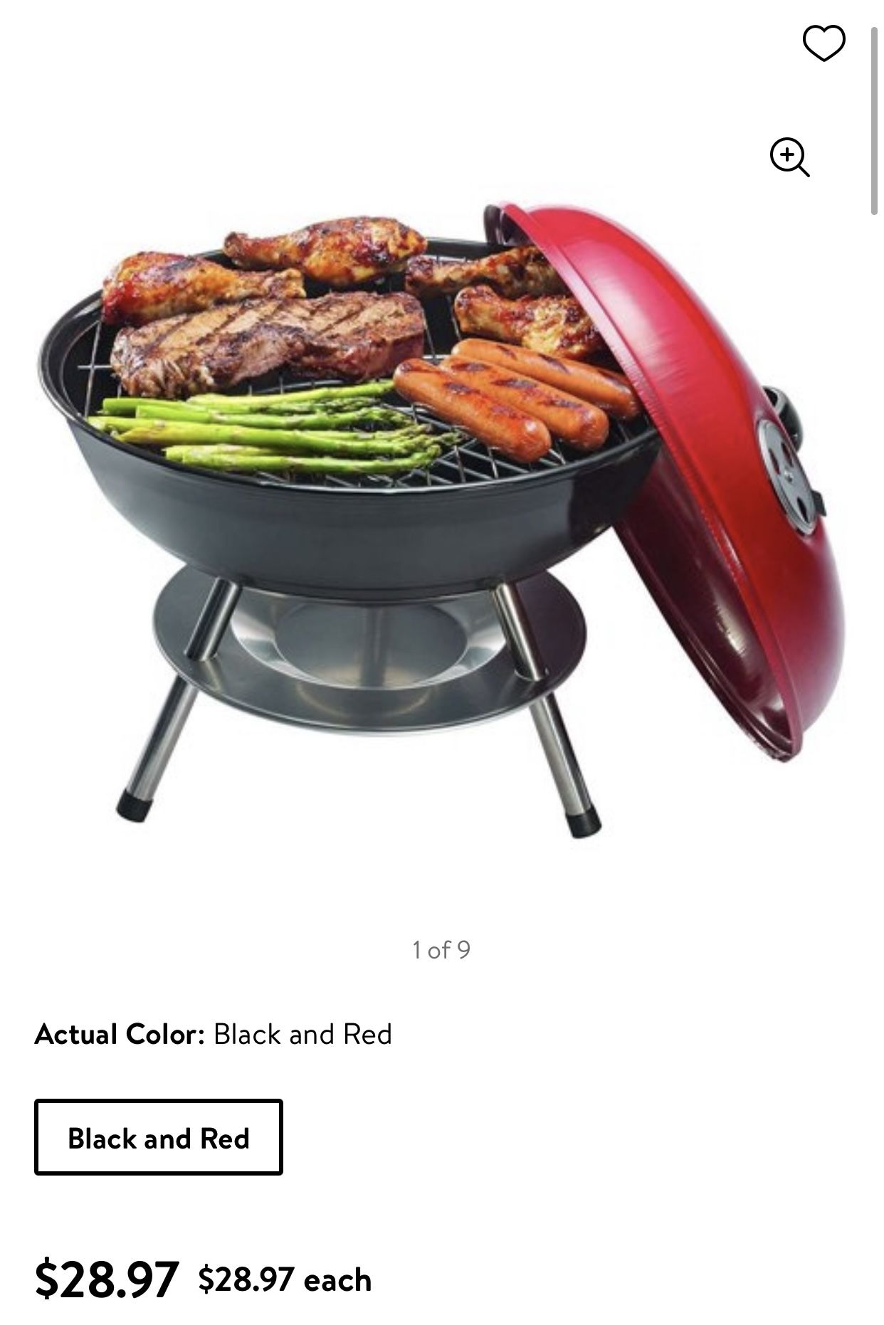 BBQ Grill Portable 14’ (NEW IN BOX)