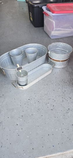 Galvanized Metal Decor