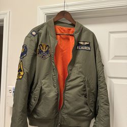 Ralph Lauren Twill Bomber Jacket