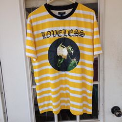 Forever 21 Loveless Striped Shirt Men's Sz M