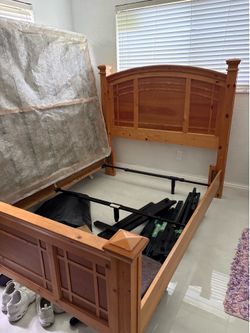 Queen size bed frame