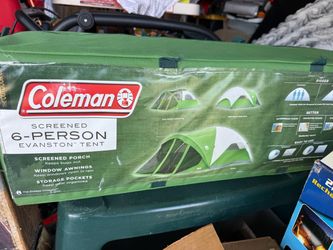 New Coleman Evanston Screened 6-Person Tent