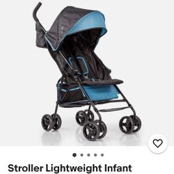 Stroller Lightweight Infant Stroller with Compact Fold Multi-Position  $25 In Like New Constructions