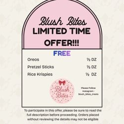 FREE Treats! ( MUST Read Description First!)