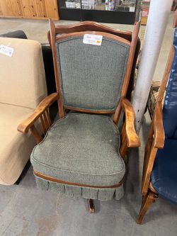 Vintage Swivel Rocking Chair