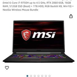 MSI GE75 17.3” Gaming Laptop