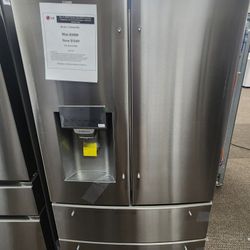 29 cu. ft. SMART Standard Depth MAX French Door Refrigerator with Full Convert Drawer in PrintProof Stainless Steel