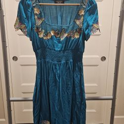 Womens Green Boutique Dress - Small 