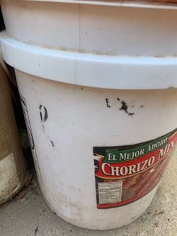 White Buckets Containers
